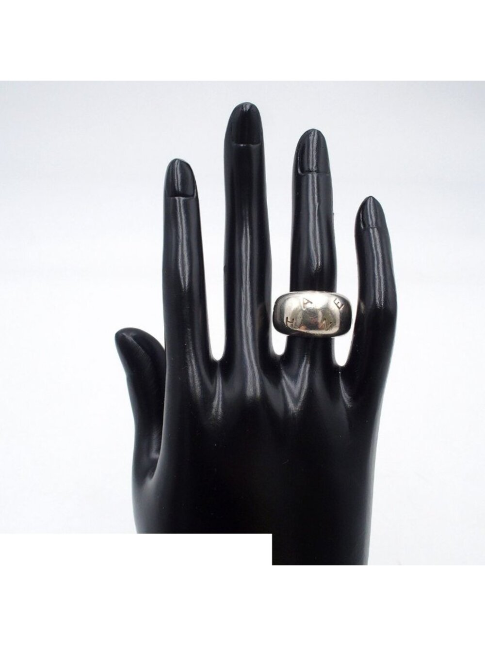 Chanel Ring Silver Logo - Picture 8 of 10